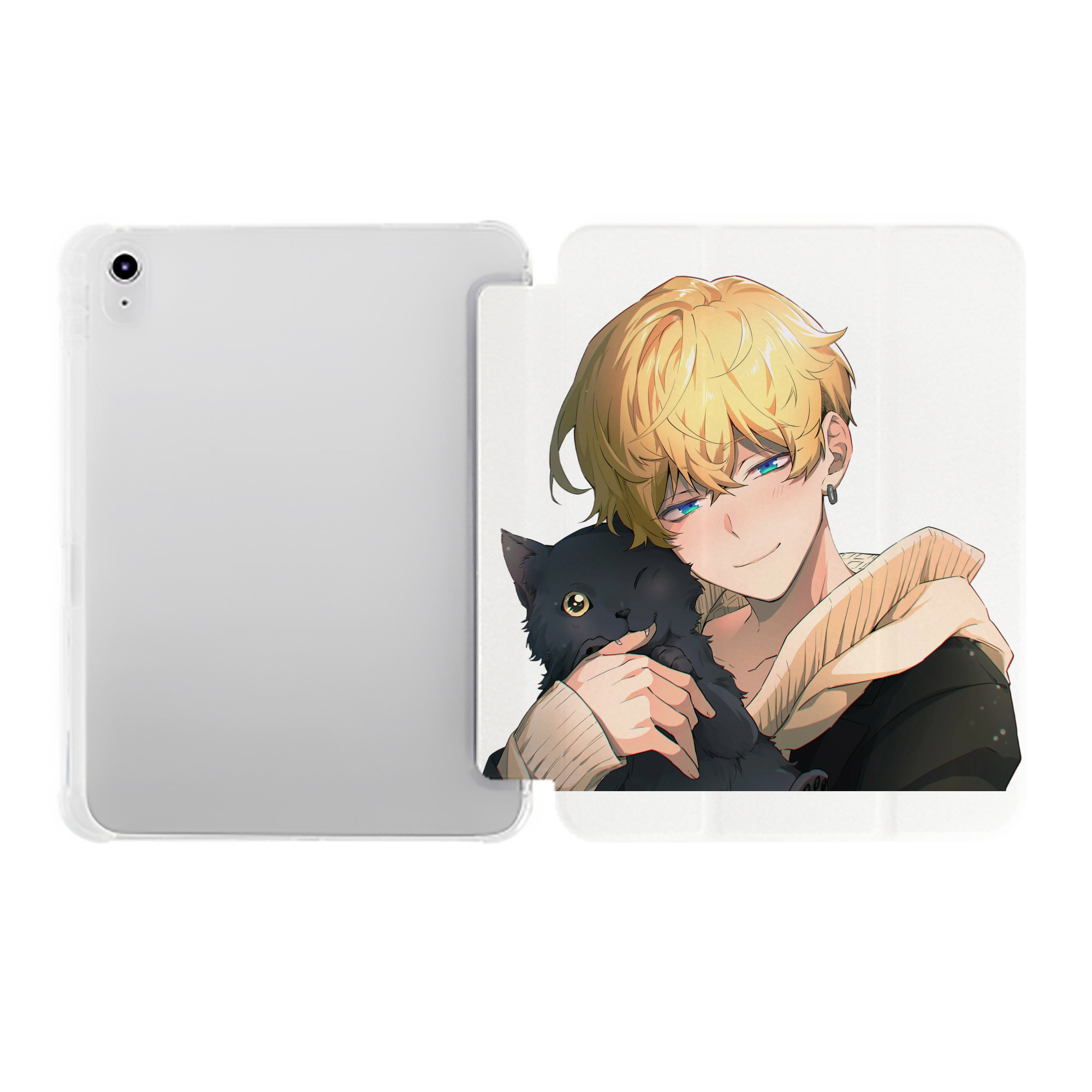 （画像用） 東京リベンジャーズ Tokyo Revengers IPad ケース ペン収納付き 三つ折りスタンド PUレザー×シリコン 対応機種9.5/10.5/10.9インチ